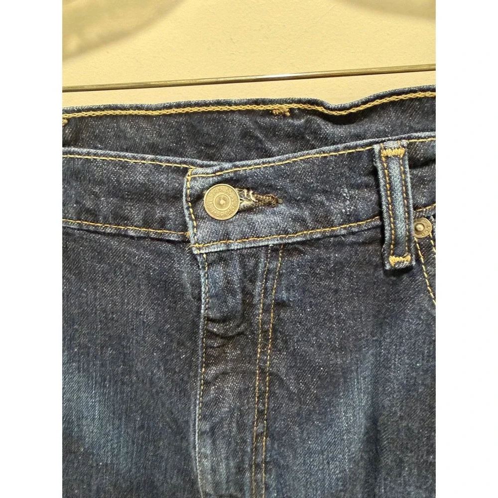 Levi's Mens Jeans‎ Dark Wash Stretch Blue 38x32